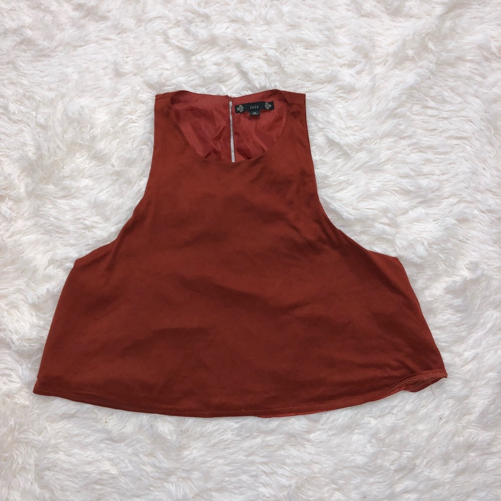 Burnt orange loose tank!